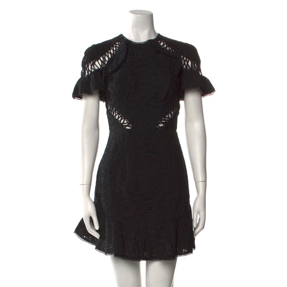 Zimmermann Mini Dress in Elegant Black